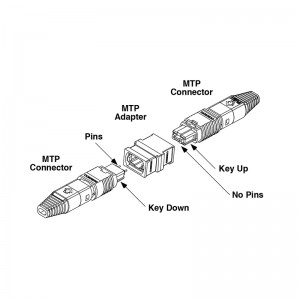 MTP OM3 12Fibers and 24Fibers Connector